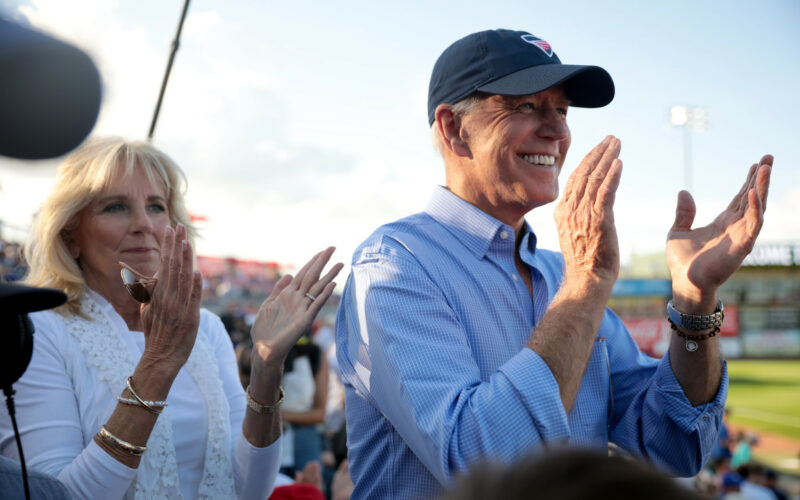 Joe Biden z żoną Jill